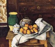 Paul Cezanne of still life with fruit France oil painting reproduction